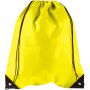 Nonwoven (80 gr/m2) drawstring backpack Nathalie, yellow