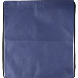 Nonwoven (80 gr/m2) drawstring backpack Nico, blue (Backpacks)