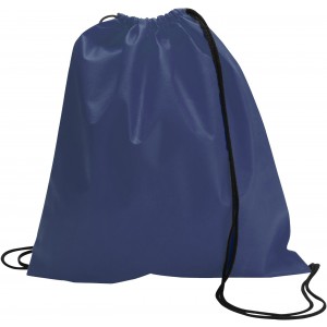 Nonwoven (80 gr/m2) drawstring backpack Nico, blue (Backpacks)