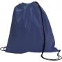 Nonwoven drawstring backpack, blue