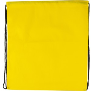 Nonwoven drawstring backpack, yellow (Backpacks)