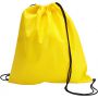 Nonwoven drawstring backpack, yellow
