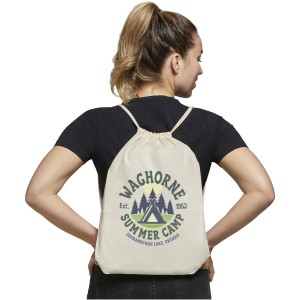 Oregon cotton drawstring backpack, Natural (Backpacks)