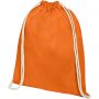 Oregon cotton drawstring backpack, Orange