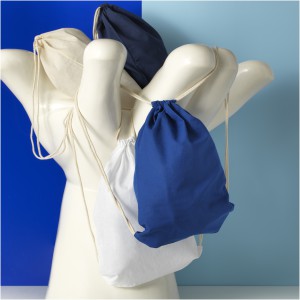 Oregon cotton drawstring backpack, Royal blue (Backpacks)