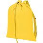 Oriole drawstring backpack with straps, Yellow