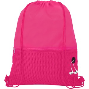 Oriole mesh drawstring backpack, Magenta (Backpacks)