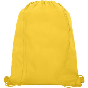 Oriole mesh drawstring backpack, Yellow (Backpacks)