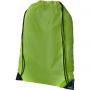 Oriole premium drawstring backpack, Lime