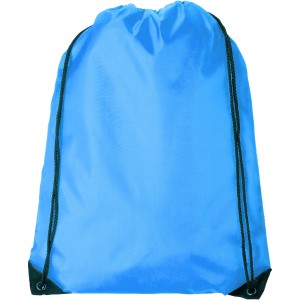 Oriole premium drawstring backpack, Process Blue (Backpacks)
