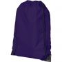 Oriole premium drawstring backpack, Purple