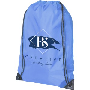 Oriole premium drawstring backpack, Sky blue (Backpacks)