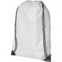 Oriole premium drawstring backpack, White