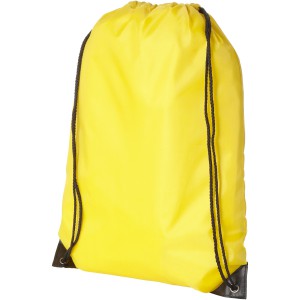 Oriole premium drawstring backpack, Yellow (Backpacks)