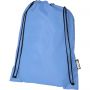 Oriole RPET drawstring backpack 5L, Light blue