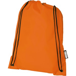 Oriole RPET drawstring backpack 5L, Orange (Backpacks)
