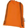 Oriole RPET drawstring backpack 5L, Orange