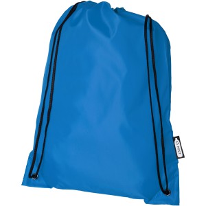 Oriole RPET drawstring backpack 5L, Process blue (Backpacks)