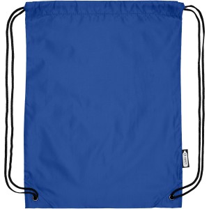 Oriole RPET drawstring backpack, Blue (Backpacks)