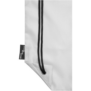 Oriole RPET drawstring backpack, White (Backpacks)