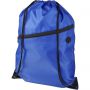 Oriole zippered drawstring backpack, Blue