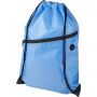 Oriole zippered drawstring backpack, Blue