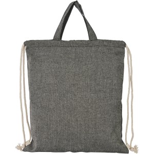 Pheebs 150 g/m2 recycled backpack, solid black (Backpacks)