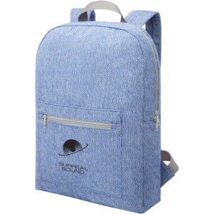 Pheebs 210 g/m2 recycled cotton/polyester backpack, Heather  (Backpacks)