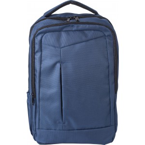 Polyester (1680D) backpack Cassandre, blue (Backpacks)
