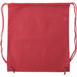Polyester (190T) drawstring backpack, red (Backpacks)