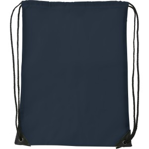 Polyester (210D) drawstring backpack, blue (Backpacks)