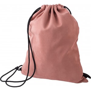 Polyester (210D) drawstring backpack Cassandra, red (Backpacks)