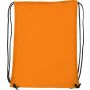 Polyester (210D) drawstring backpack Steffi, fluor orange