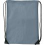 Polyester (210D) drawstring backpack Steffi, grey