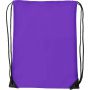 Polyester (210D) drawstring backpack Steffi, purple
