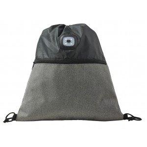 Polyester (300D) drawstring backpack Tammy, black (Backpacks)