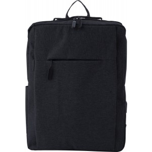 Polyester (600D) backpack Carlito, black (Backpacks)