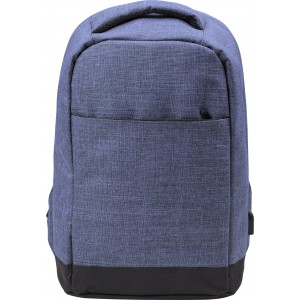 Polyester (600D) backpack Cruz, blue (Backpacks)