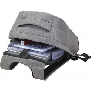 Polyester (600D) backpack Cruz, light grey (Backpacks)