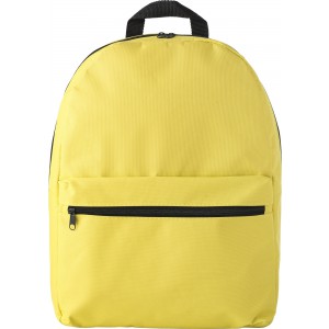 Polyester (600D) backpack Dave, yellow (Backpacks)