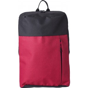 Polyester (600D) backpack Freya, red (Backpacks)
