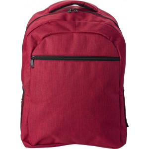 Polyester (600D) backpack Glynn, red (Backpacks)