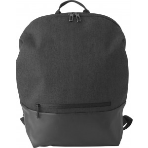 Polyester (600D) backpack Katia, black (Backpacks)