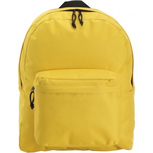 Polyester (600D) backpack Livia, yellow (Backpacks)
