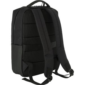 Polyester (600D) laptop backpack Oscar, Black (Backpacks)