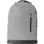 Polyester RPET (600D) backpack Celeste, light grey