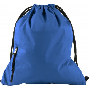 Pongee (190T) drawstring backpack Elise, cobalt blue (Backpacks)