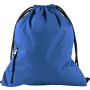 Pongee (190T) drawstring backpack Elise, cobalt blue