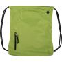 Pongee (190T) drawstring backpack Elise, light green