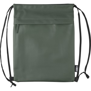 rPET polyester (600D) drawstring backpack Auri, green